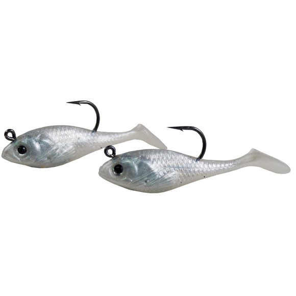 Crème 2" Spoiler Shad Swim Bait Lure, Pearl - Picture 2 of 4